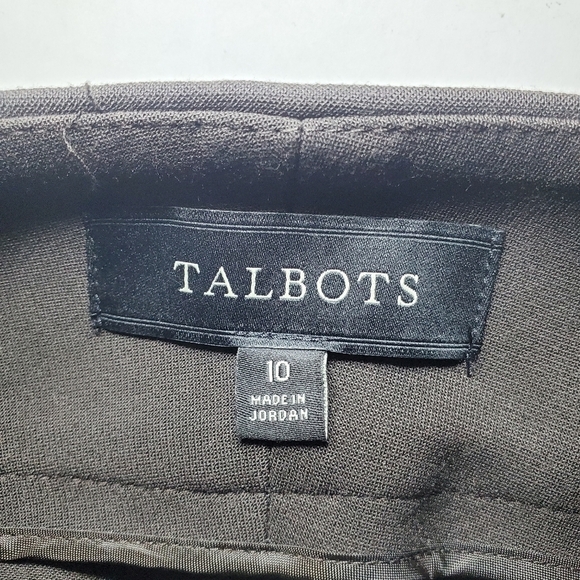 Talbots Signature Brown Dress Pants Size 10 - Picture 7 of 9